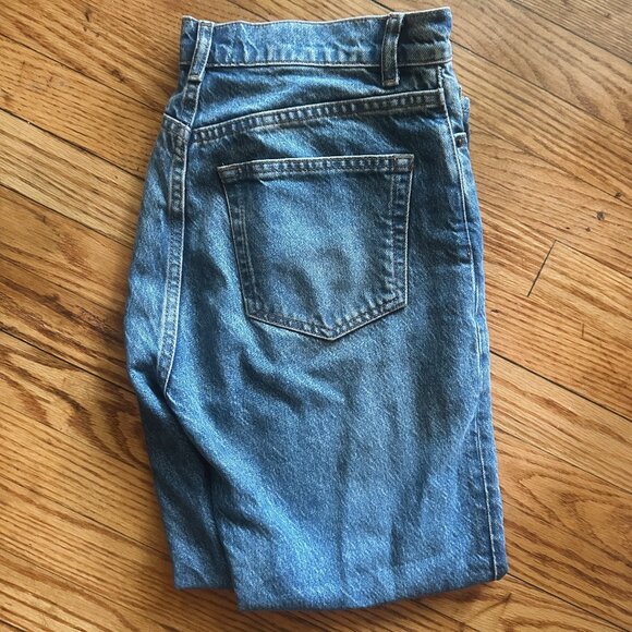 Reformation Cynthia Jeans Size 26 (Cropped) in Colorado Wash - Picture 4 of 7